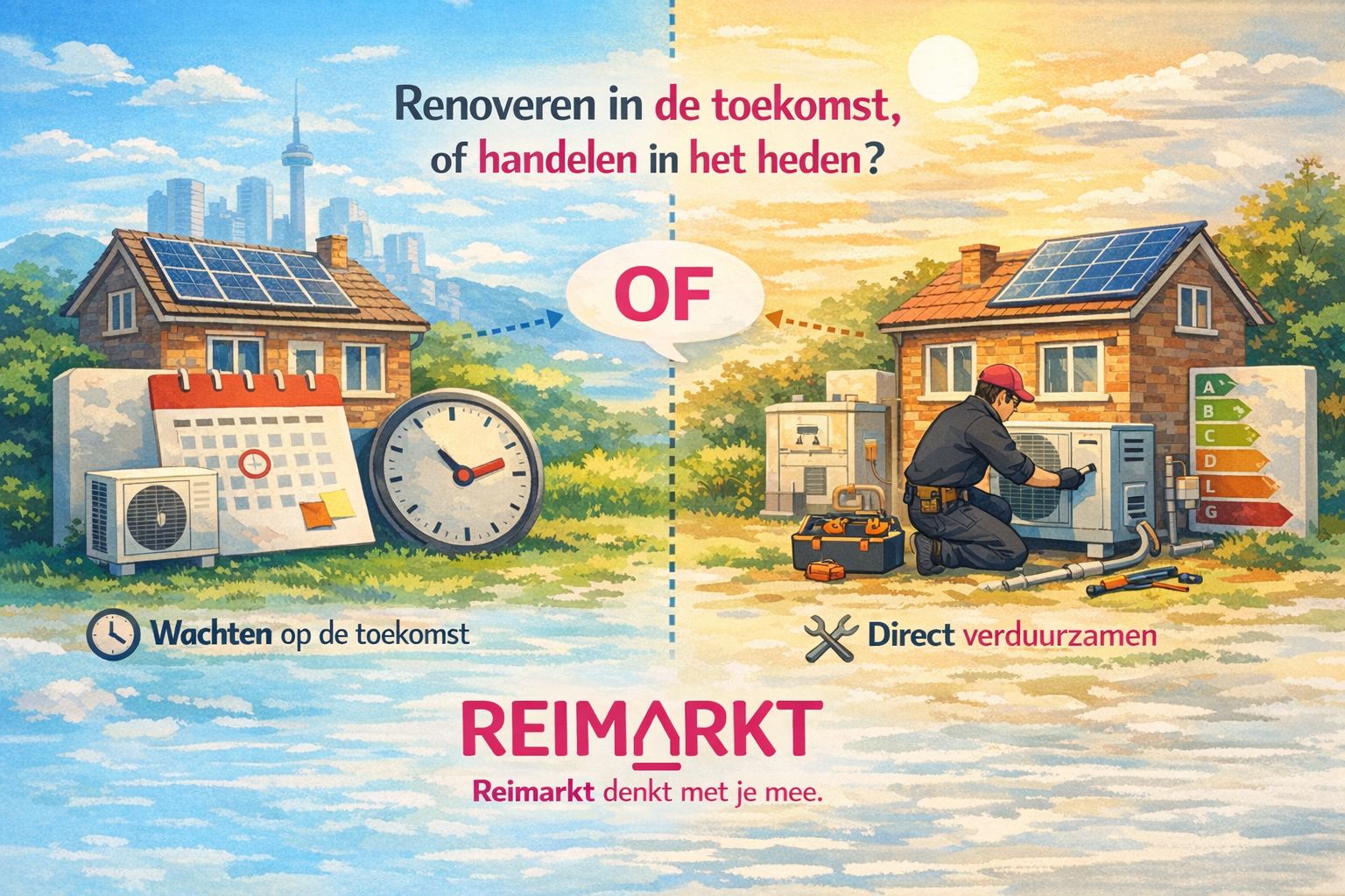 Renoveren in de toekomst, of handelen in het heden?